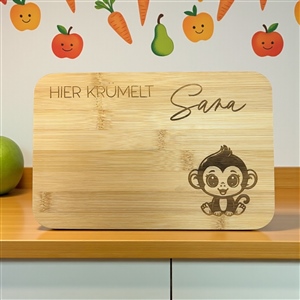 Fruehstuecksbrett Bambus Hier kruemmelt