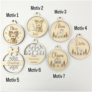 Weihnachtsbaum Anhaenger Personalisiert