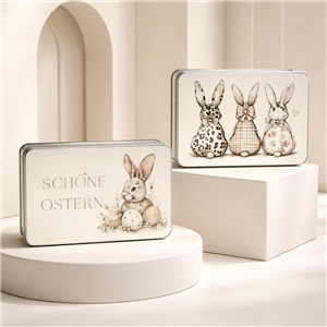 Metalldose Rechteckig Ostern